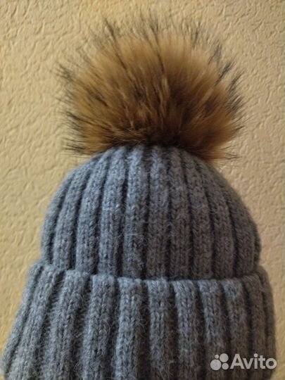 Шапка детская зимняя (подклад-флис), 56-60 размер