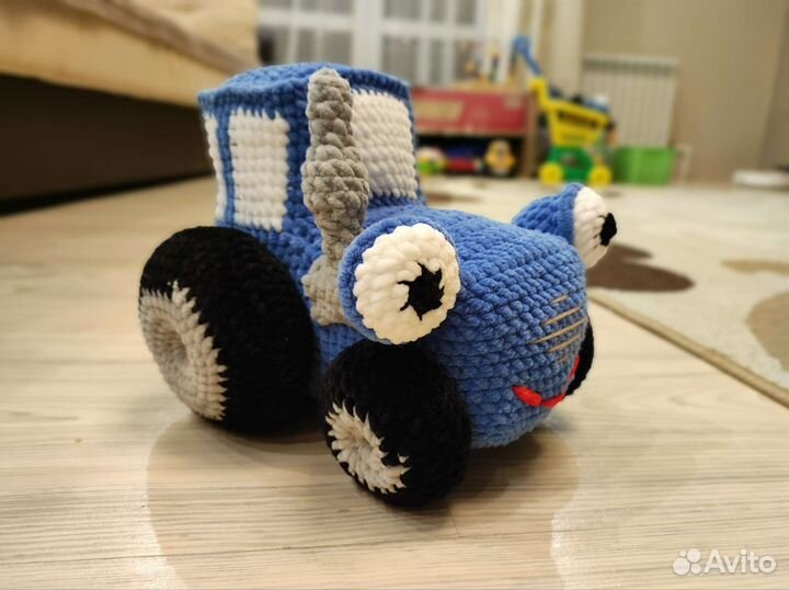 Игрушки ручной работы.Котэ, Синий трактор, Хоп-хоп