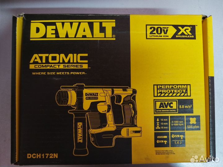 Перфоратор dewalt DCH172N