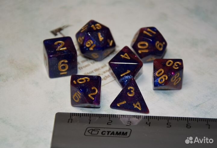 Дайсы/игральные кости для D&D