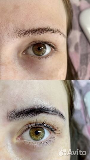 Ламинирование ресниц, бровей
