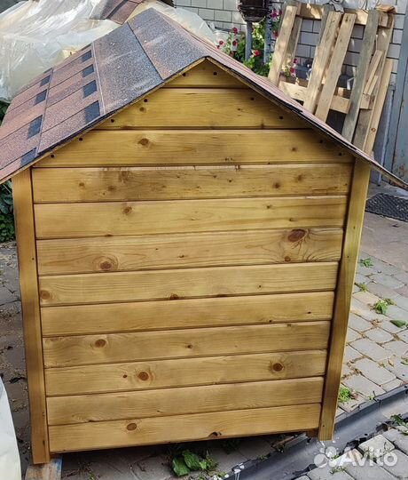 Будка для собаки утепленная