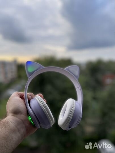 Беспроводные наушники Cat с ушками