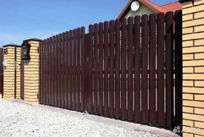 Забор металлический,ворота, калитки качественно