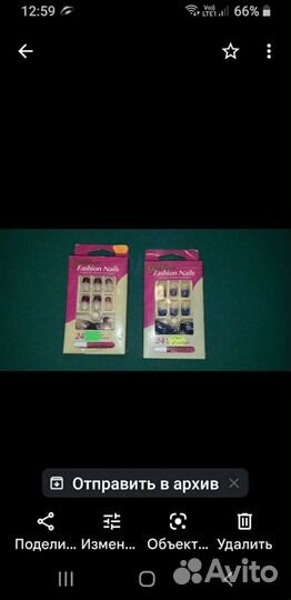 Накладные ногти с дизайном