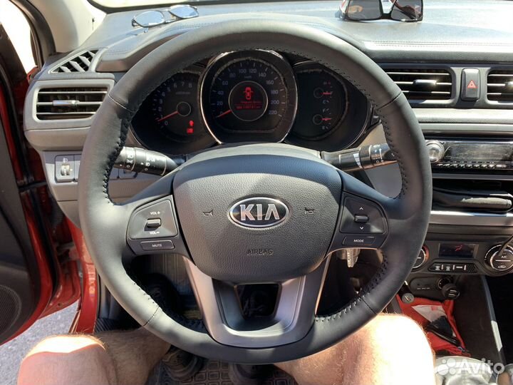 Перетянутый Руль Kia Rio 2 3 4 с Подогревом и без