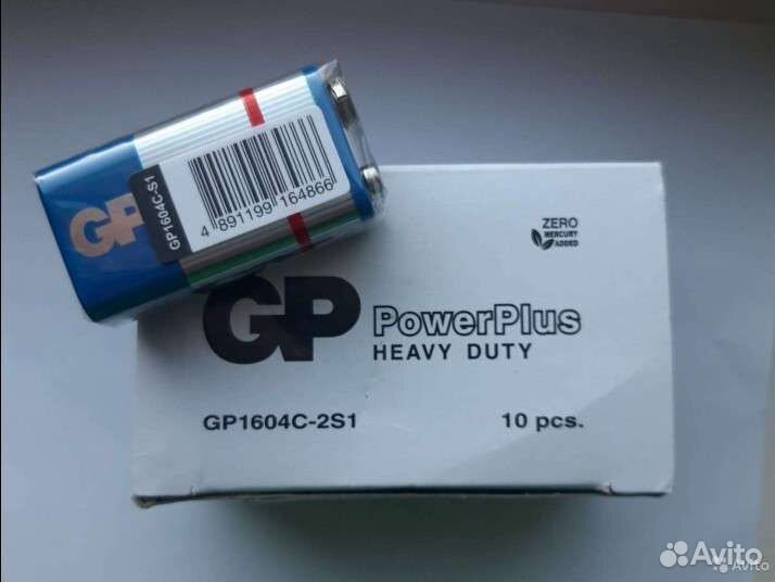 Батарейки крона 9v 10шт