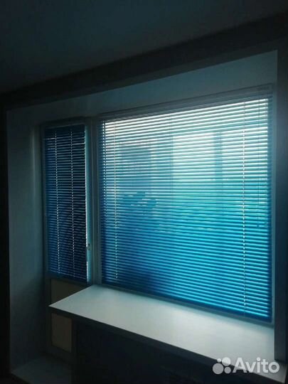 Жалюзи горизонтальные белые