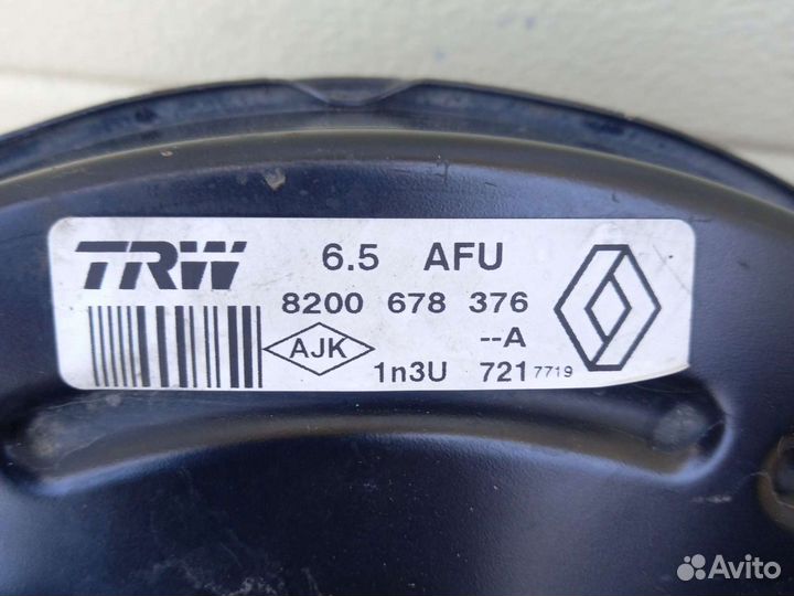 Renault scenic 2- вакуумный усилитель тормоза