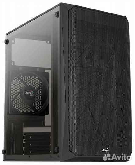 Корпус компьютерный AeroCool Cs-107-A-BK-v2 Black