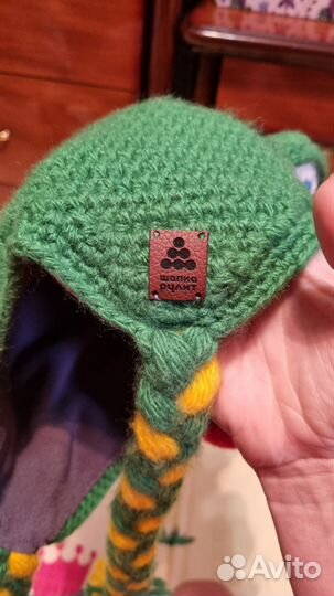 Шапка вязаная ручная работа