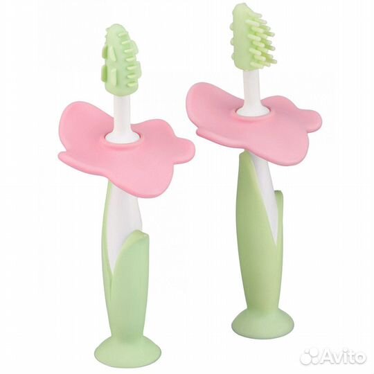 Набор зубных щеток-массажеров для малышей RoxyKid