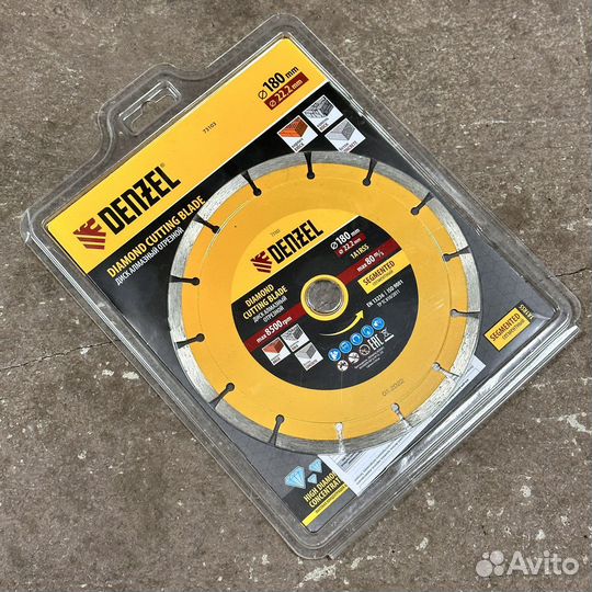 Алмазный диск Denzel 180мм, 73103