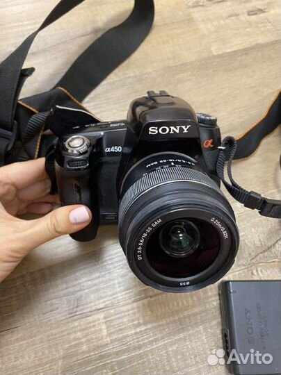 Зеркальный фотоаппарат sony