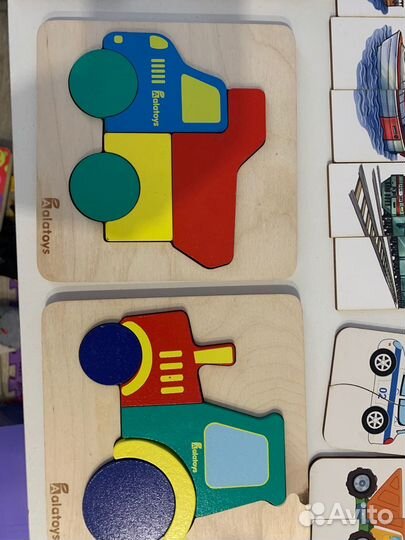 Развивающие деревянные игрушки пакетом