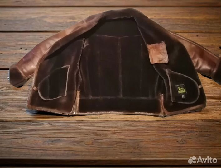 Мужская зимняя куртка дубленка из эко-кожи