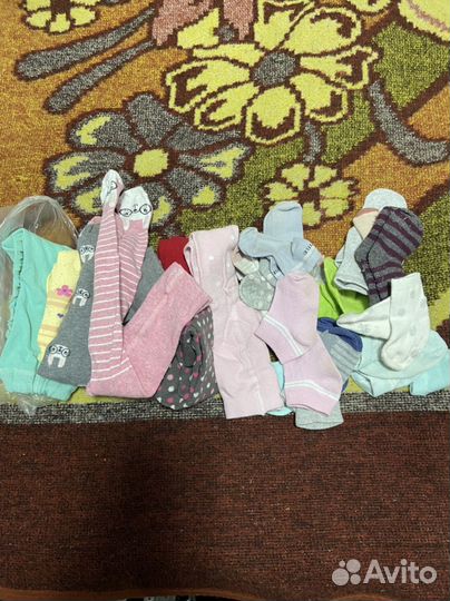 Вещи на девочку пакетом, размер 80-86