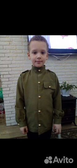 Детская гимнастерка напрокат, военная форма