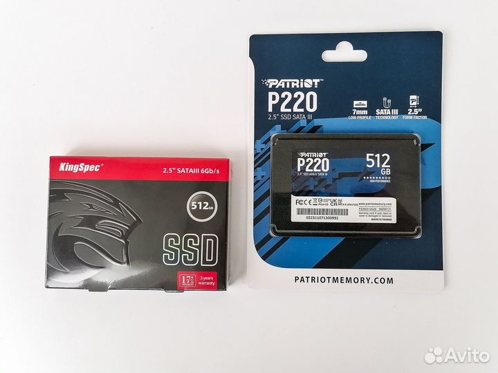 SSD 128 GB, 256 GB, 512 GB, 1 TB Новые