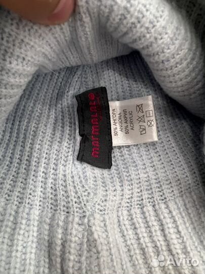 Шапка берет шарф