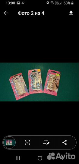 Накладные ногти с дизайном