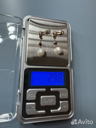 Серьги золотые SL