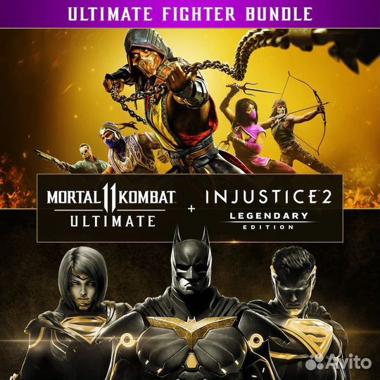 Mortal Kombat 11 Ultimate + Injustice 2 игры на пс ps4 ps5