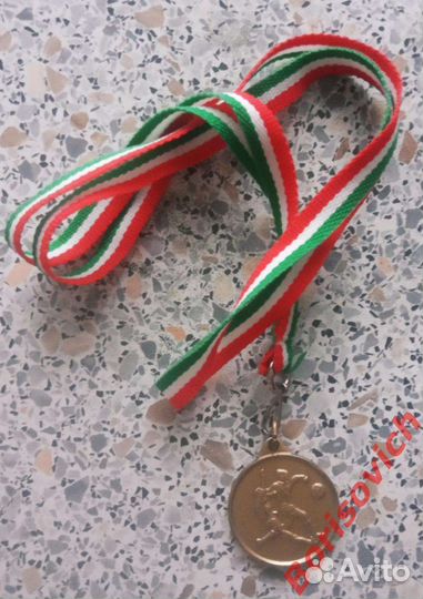 Медаль Футбол Италия - Россия Турнир 21-26.03.2006