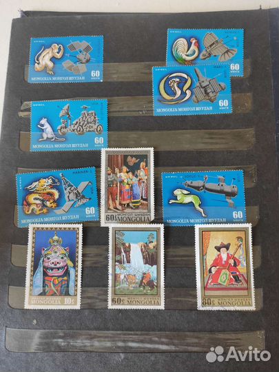 Альбом Почтовые марки Спорт и др