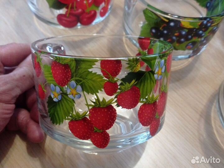 Кружки-400гр.с рисунками Ягод 6шт. 1000