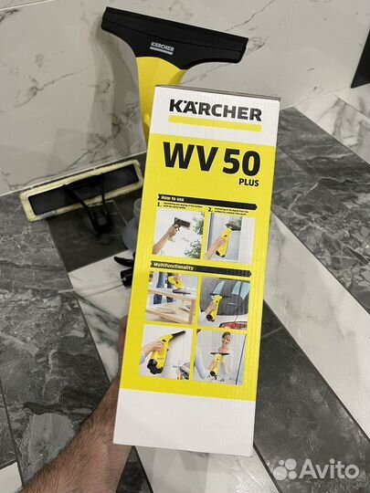Аккумуляторный стеклоочиститель Karcher WV50 plus