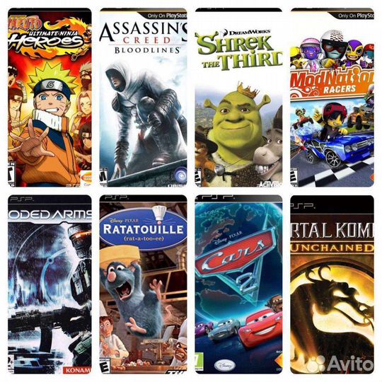 Sony PlayStation portable PSP + игры