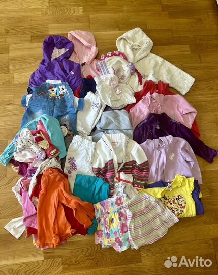 Вещи пакет 35 шт для девочки 80 86