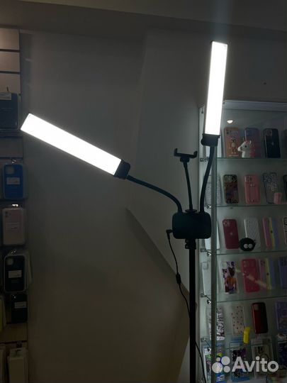 Профессиональная двойная фото лампа AL-45X