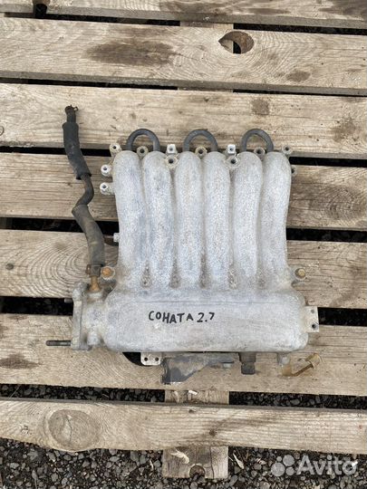 Впускной коллектор 2,7 v6 Hyundai sonata тагаз