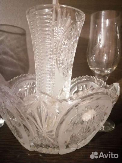 Ваза хрустальная СССР
