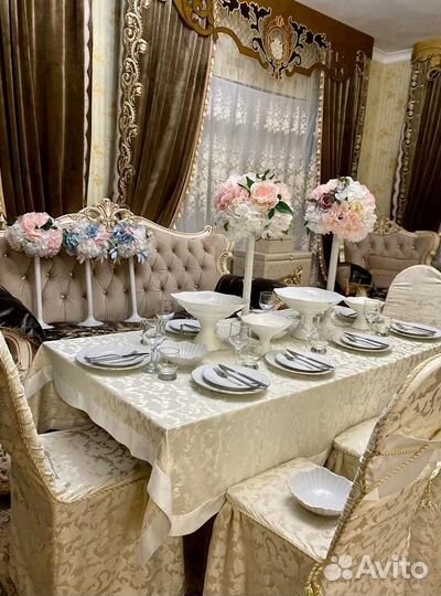 Аренда столов стульев и чешской посуды на прокат
