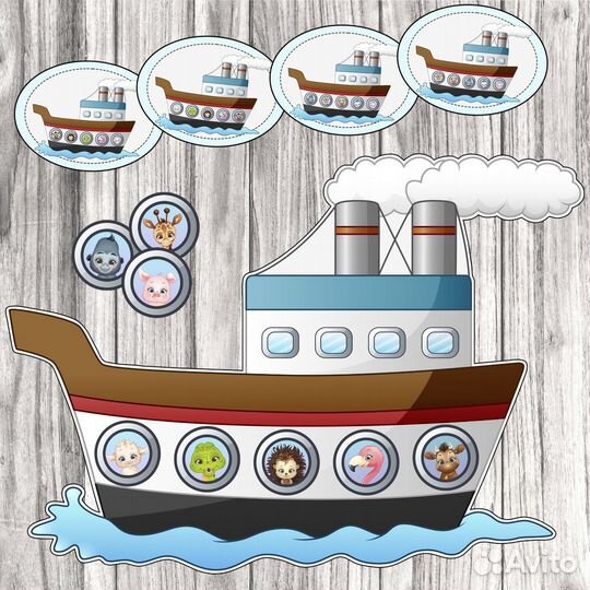 Развивающие игры на липучках