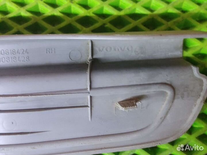 Декоративные накладки порога volvo s40 v40