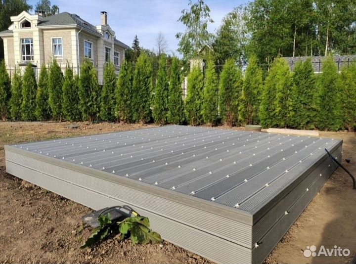 Террасная доска дпк для веранды