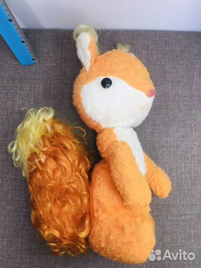 Мягкие игрушки ссср.Мишка,белочка и собачки