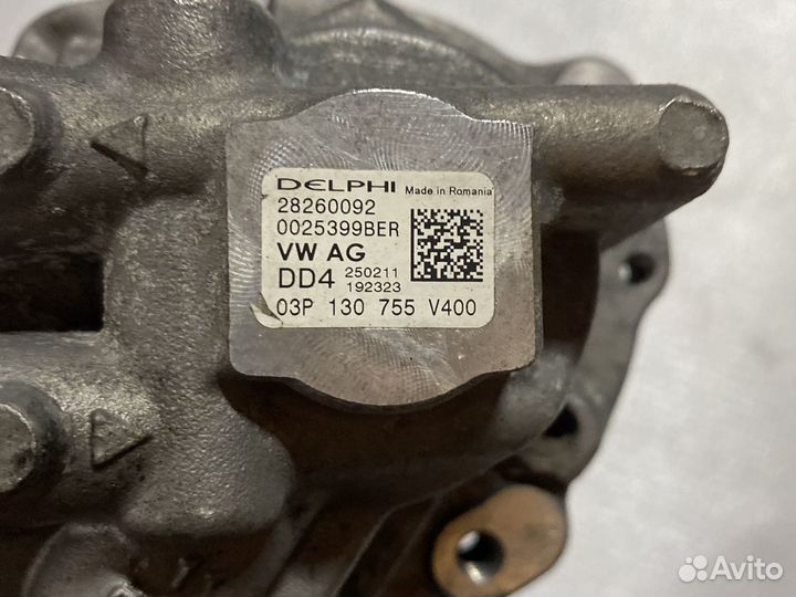 Тнвд 03P130755 Skoda Fabia 1.2tdi CFW