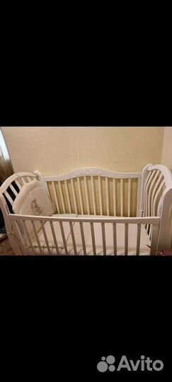 Детская кроватка Гандылян Люкс с орт.новымМатрасом