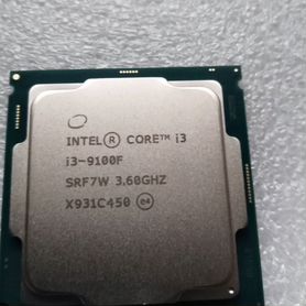 Процессор intel i3-9100f + мат. плата