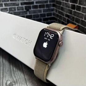 Apple watch 8/9 золото матовое золото хром