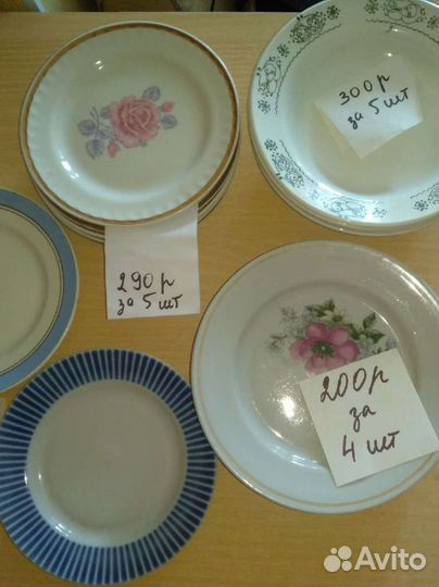Тарелки СССР, посуда