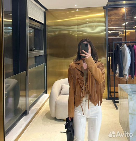 Куртка замша YSL