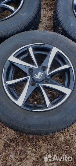 Литые диски r13 iguana алмаз черный