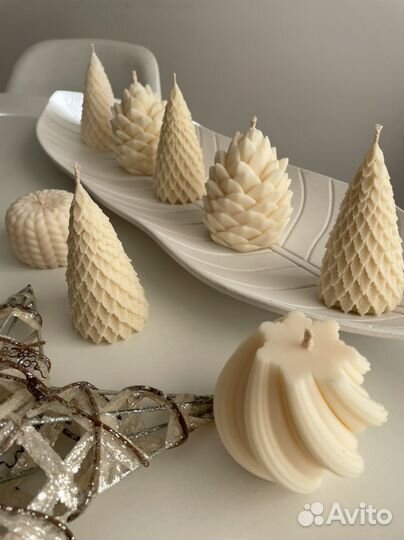 Новогодние свечи, подарок на новый год