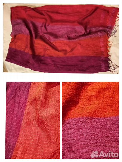 Платки шарфы шелк 100%